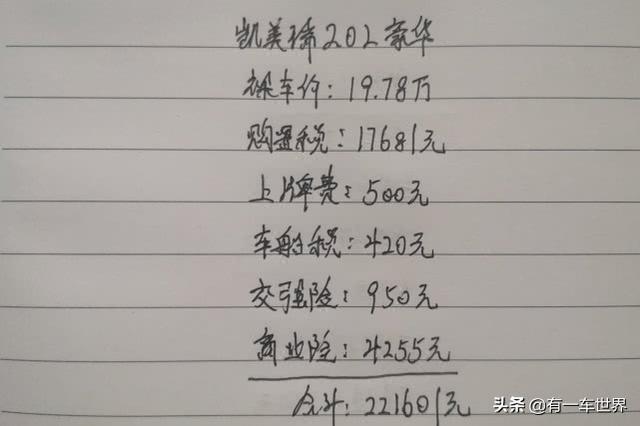 2.0L丰田凯美瑞豪华版提车记，大家看看我的价格买贵了吗？