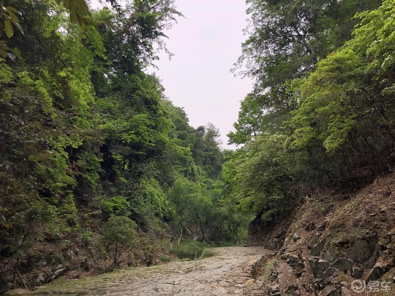 车友游梅关古道，体验徒步出省。