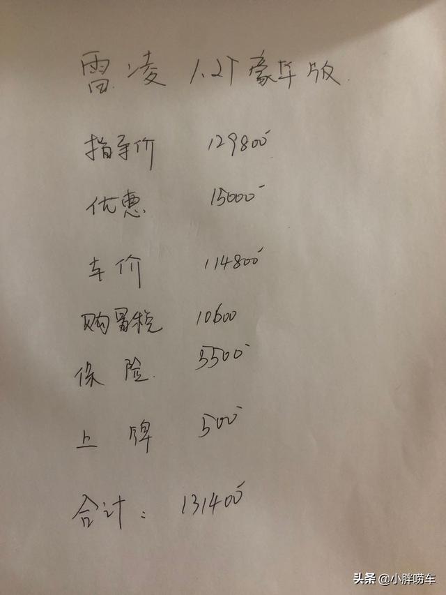 喜提丰田雷凌1.2T豪华，现金优惠了1.5万，我这提车价格不算贵吧