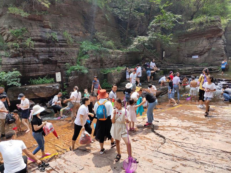 【中原精彩一夏】炎热酷暑  戏水洛阳龙潭峡