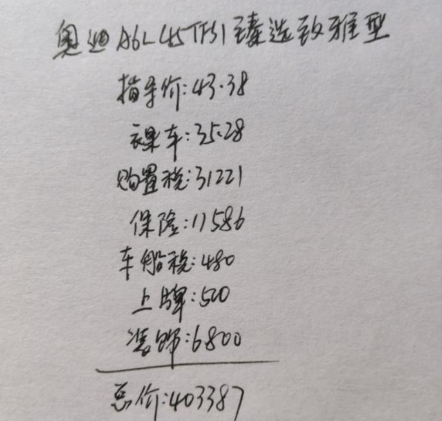 喜提奥迪A6L 45TFSI臻选致雅型，车主：内饰满意，这个价格怎么样