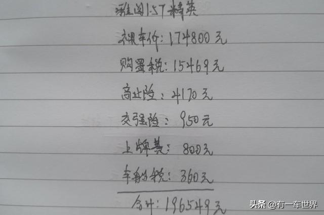 本田雅阁1.5T精英版提车记，好开省油，大家看看这价格不算贵吧？