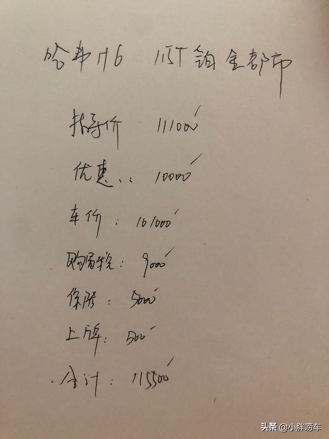 33岁小伙喜提哈弗H6，全款优惠了1万元，车主：谁说国产车不行