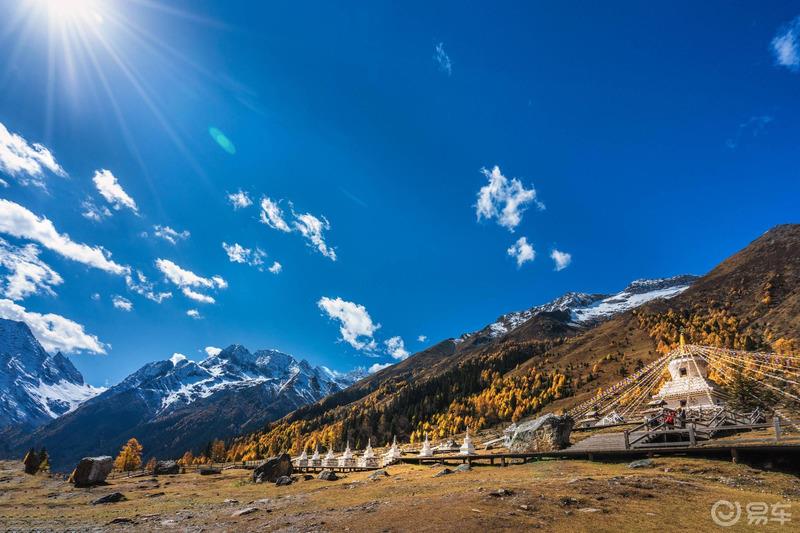 《迈腾在路上》四姑娘山，一道靓丽的风景线。
