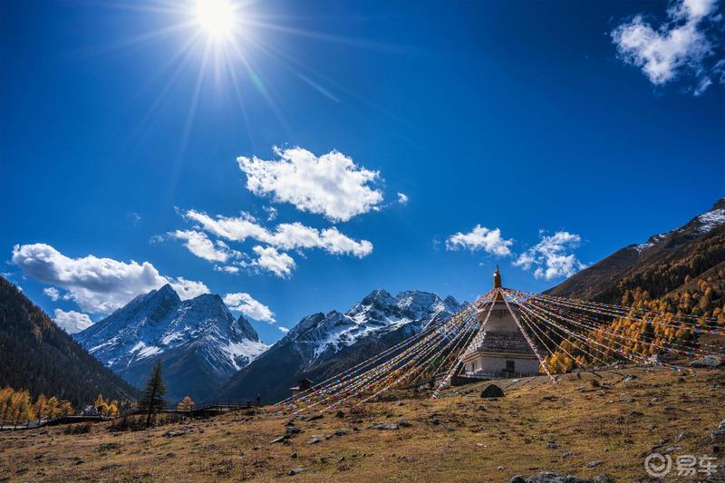 《迈腾在路上》四姑娘山，一道靓丽的风景线。