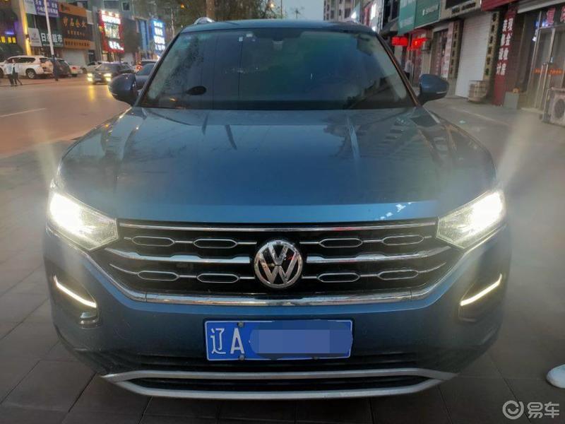 探岳提车作业提车宝石蓝绿探岳给我安全感的座驾