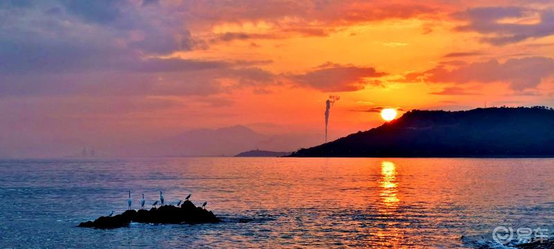 【手机拍风景2】海边拍日落 让日落的余晖留下美好的回忆