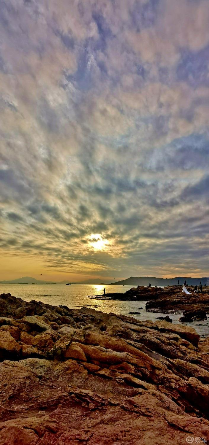 【手机拍风景2】海边拍日落 让日落的余晖留下美好的回忆