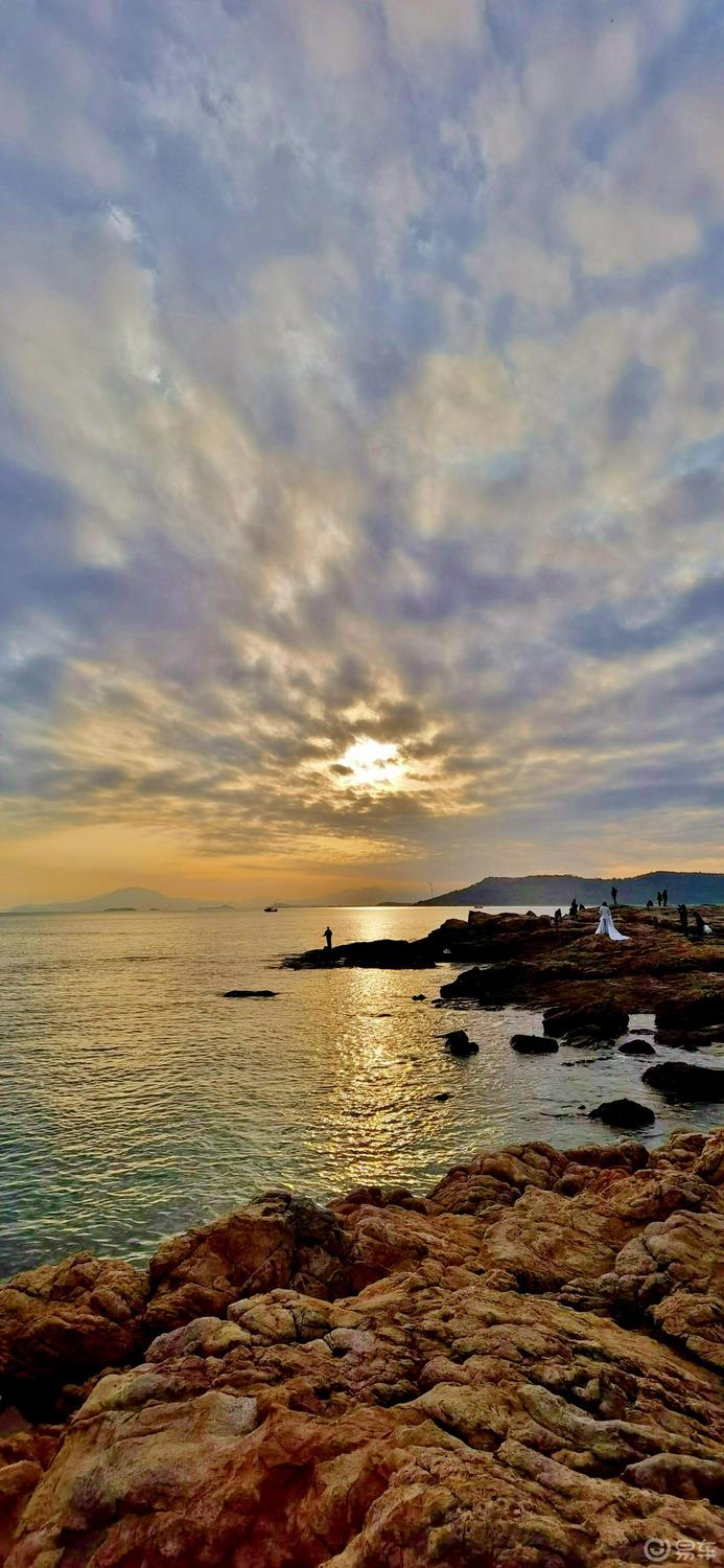 【手机拍风景2】海边拍日落 让日落的余晖留下美好的回忆