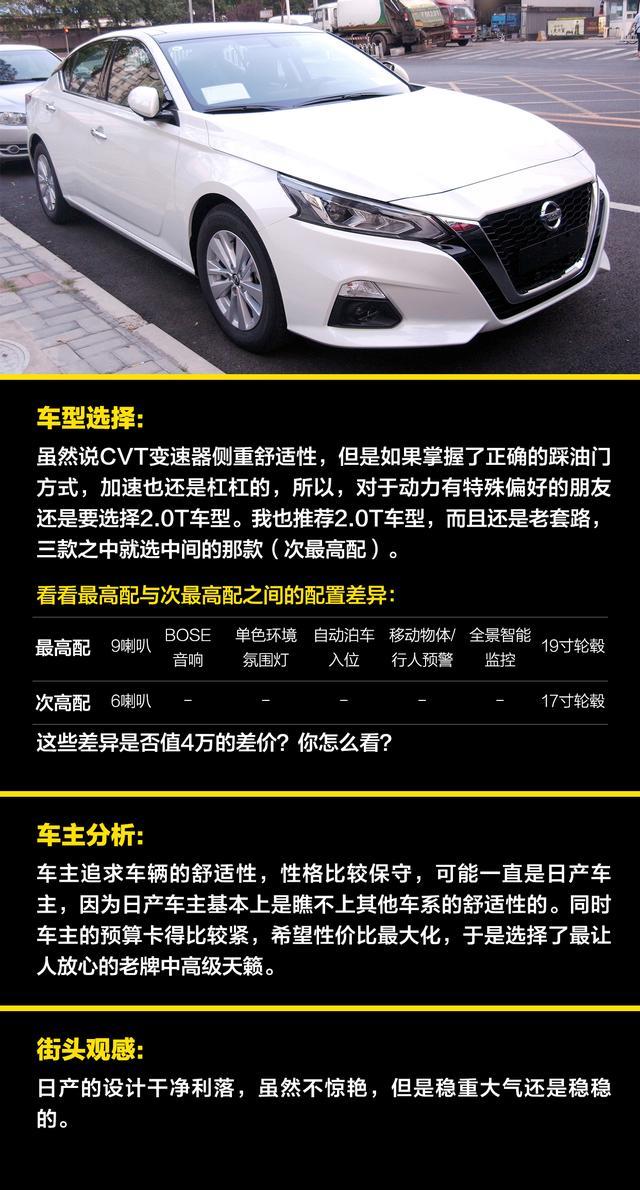 新提的日产Altima，不应被忽略的好车