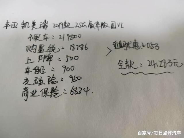 为什么这么多人喜欢凯美瑞？它落地242800元贵吗？