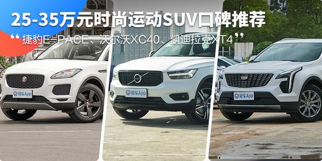 沃尔沃XC40/凯迪拉克XT4/捷豹E-PACE口碑报告