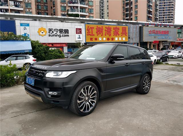 路虎揽运车身改色