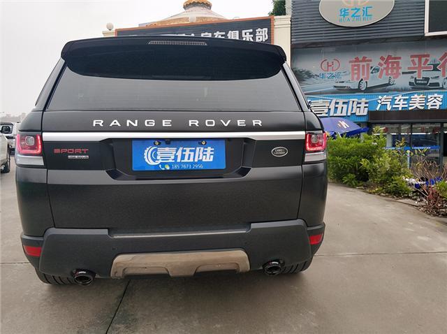 路虎揽运车身改色