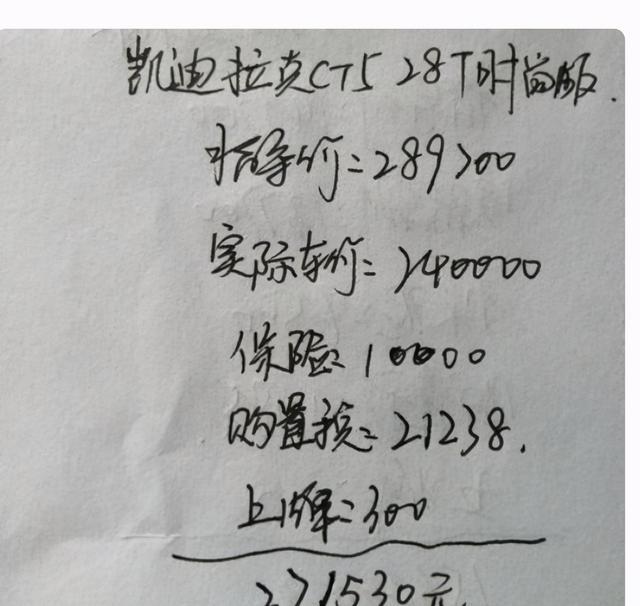 凯迪拉克CT5很费油吗？买它花了271530元贵吗？