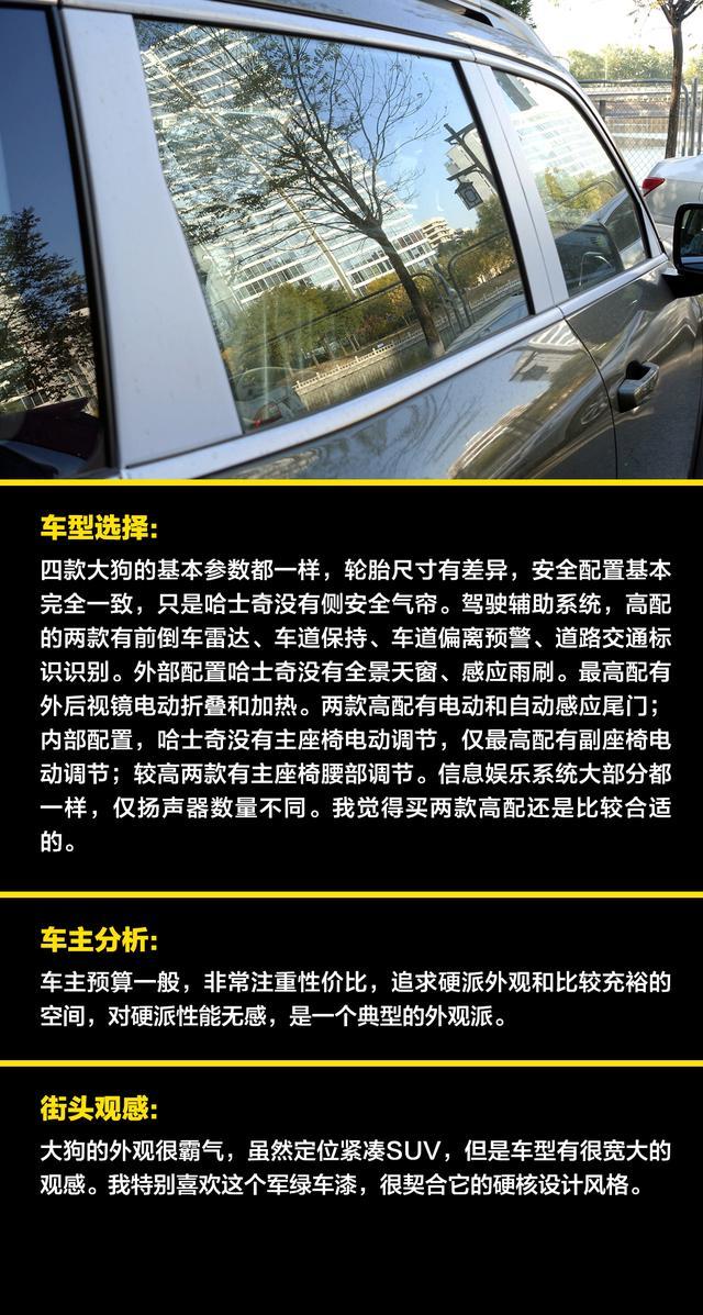 有人提了哈弗大狗，还是这么霸道的军绿色