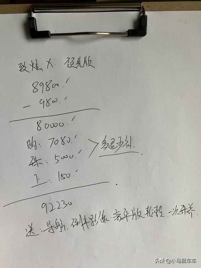 飞度太贵，最后选择了致炫X。裸车8万送豪华版轮毂，这价格如何