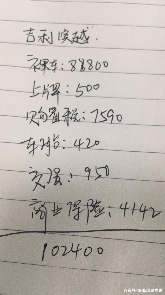为了省油提缤越，落地价102400元便宜吗？车主说了优劣势