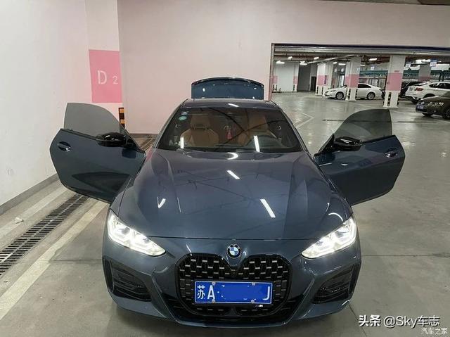 羡慕！江苏第一台上牌的宝马新4系430i，老婆生日当天提车