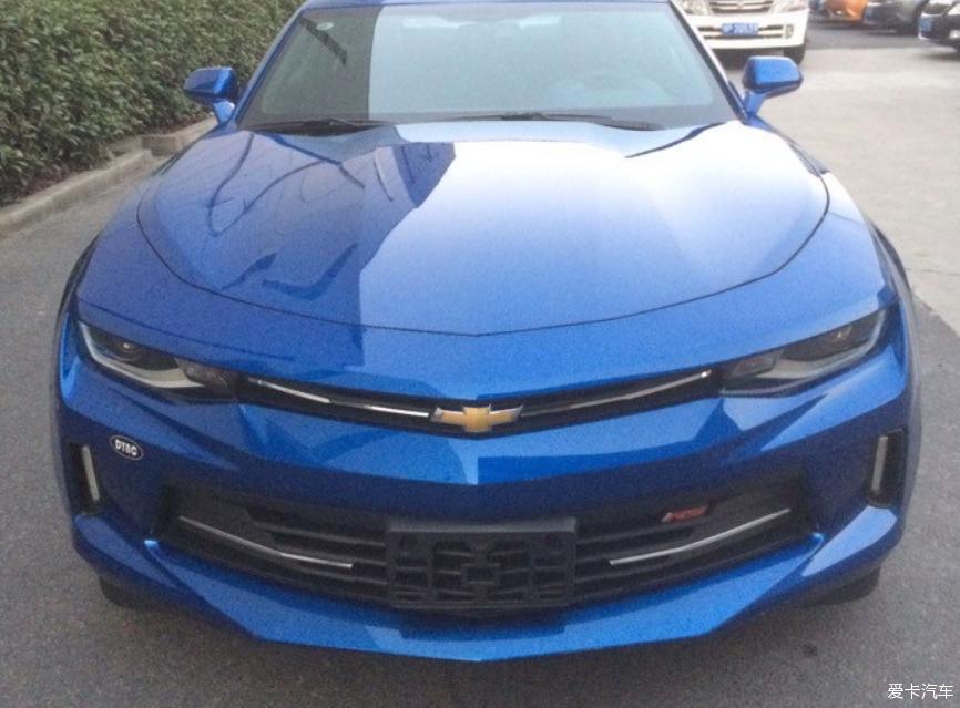 提车作业2016款科迈罗蓝色附驾驶感受