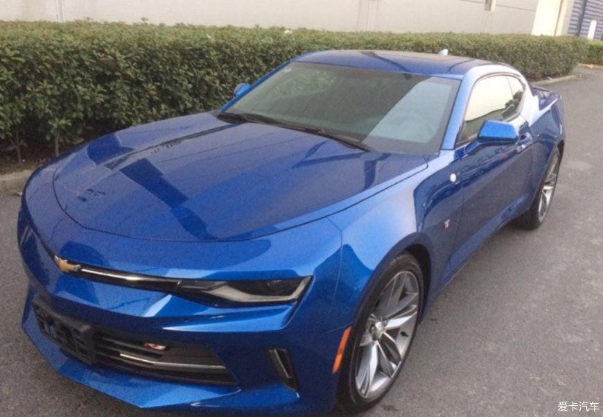 提车作业2016款科迈罗蓝色附驾驶感受