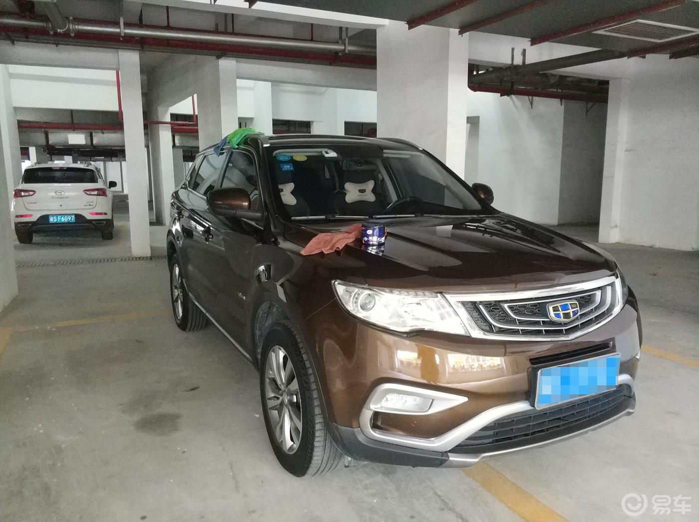 爱车养护，自己给博越打蜡