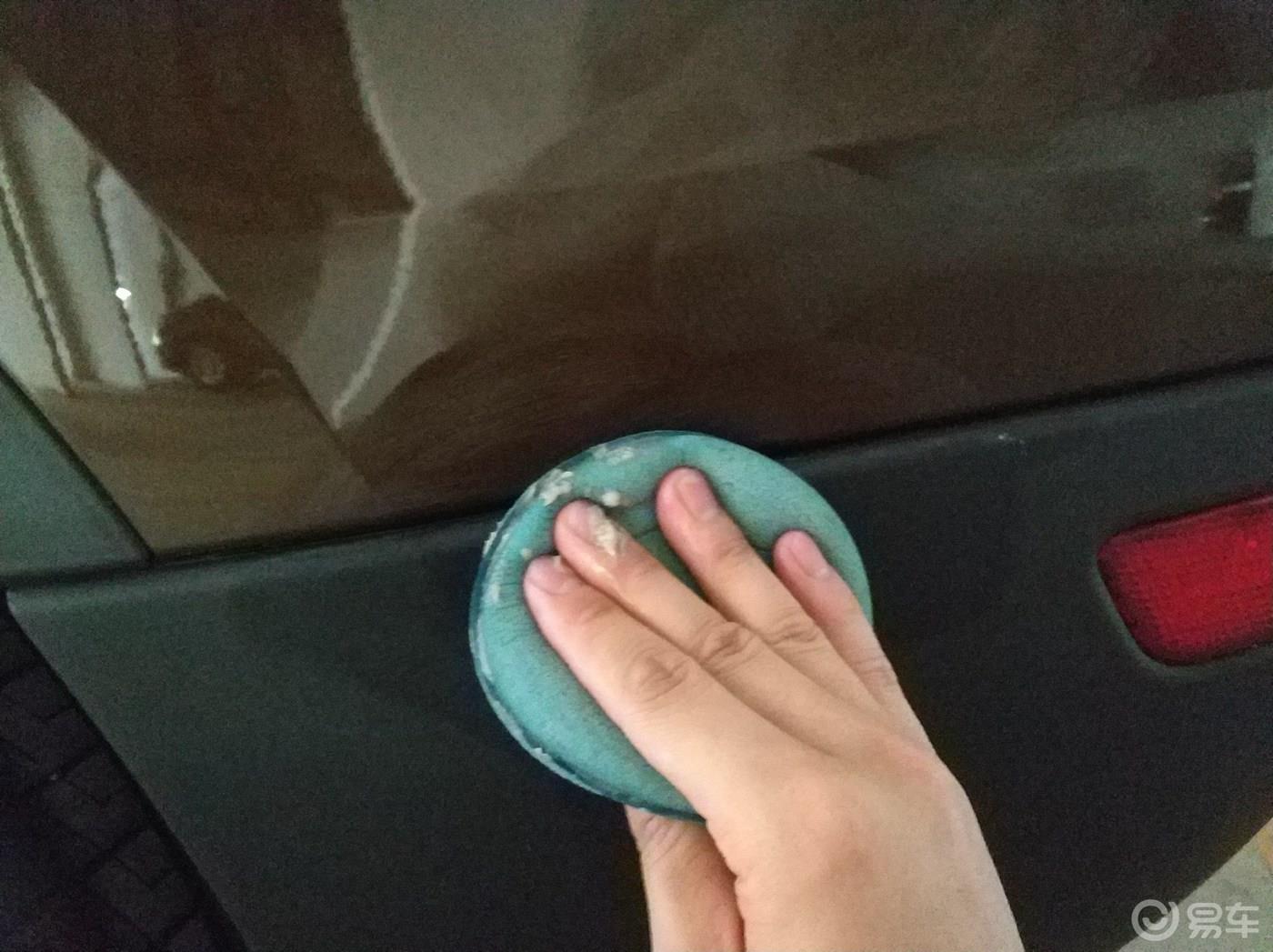 爱车养护，自己给博越打蜡