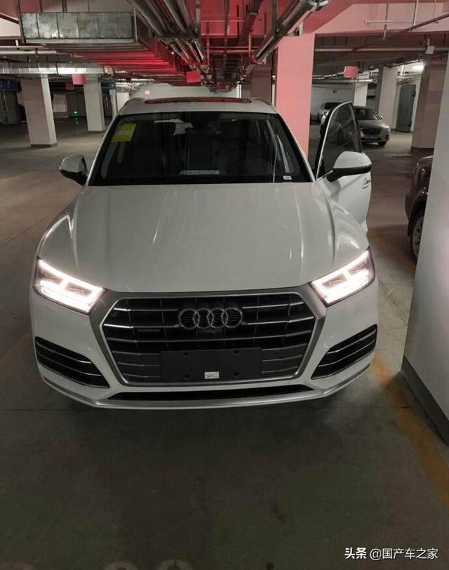 20款奥迪Q5L尊享运动版提车，车主：价格有点香