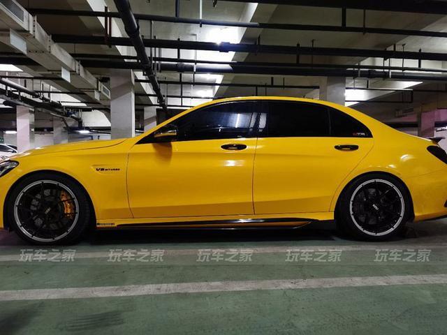 骚黄奔驰C200L改装二阶进化史 玩车之路愉快而又坎坷
