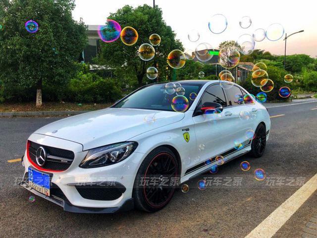 骚黄奔驰C200L改装二阶进化史 玩车之路愉快而又坎坷