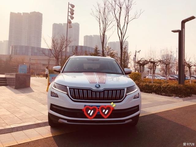 带着家人去旅行，柯迪亚克七座豪华版提车，动力充沛/空间大