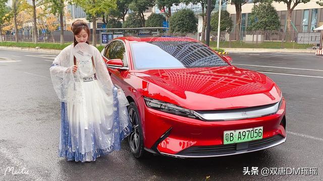 汉服小姐姐与比亚迪汉的朝朝暮暮（用车贴）