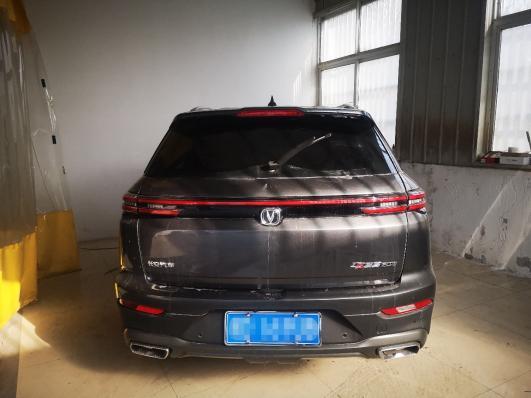2021你好！CS55PLUS蓝鲸版贴膜作业
