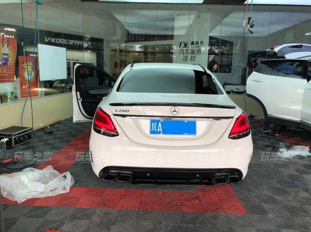 热爱我的热爱 车友提奔驰C260半年改装总结