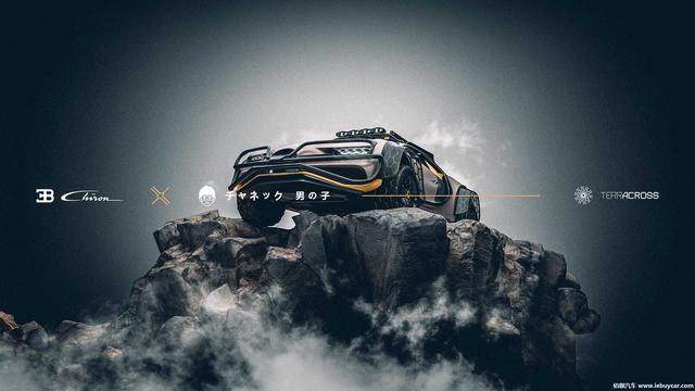 布加迪Chiron 4×4超级SUV渲染图 或搭W16发动机