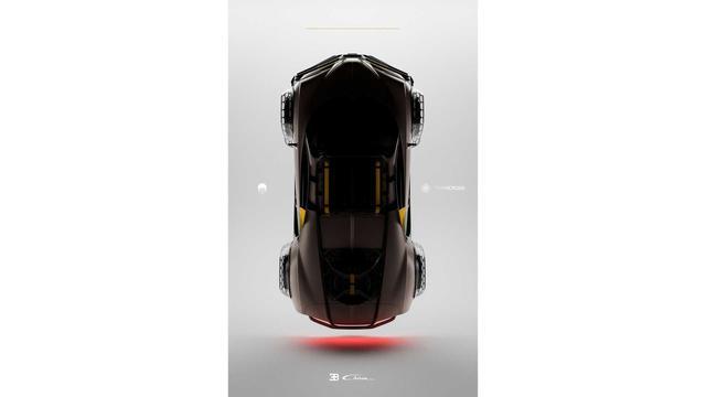 布加迪Chiron 4×4超级SUV渲染图 或搭W16发动机