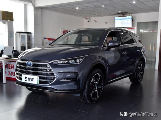 空间大、加速猛、配置高的国产中型SUV一起看比亚迪唐新能源