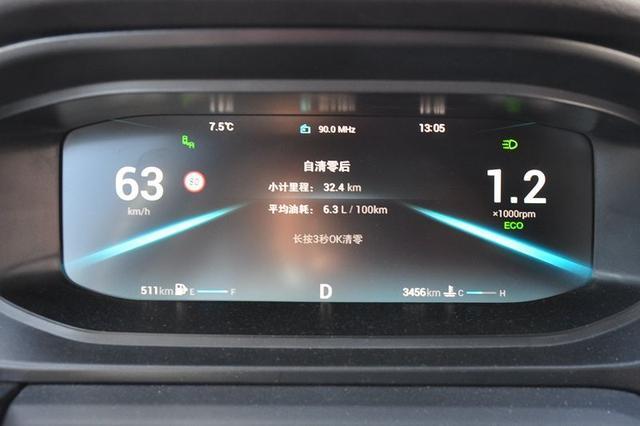艾瑞泽5 PLUS市区油耗测试 百公里5.14升