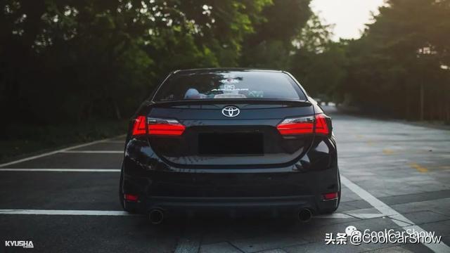 卡罗拉这样改，吃个饭回头率也100%