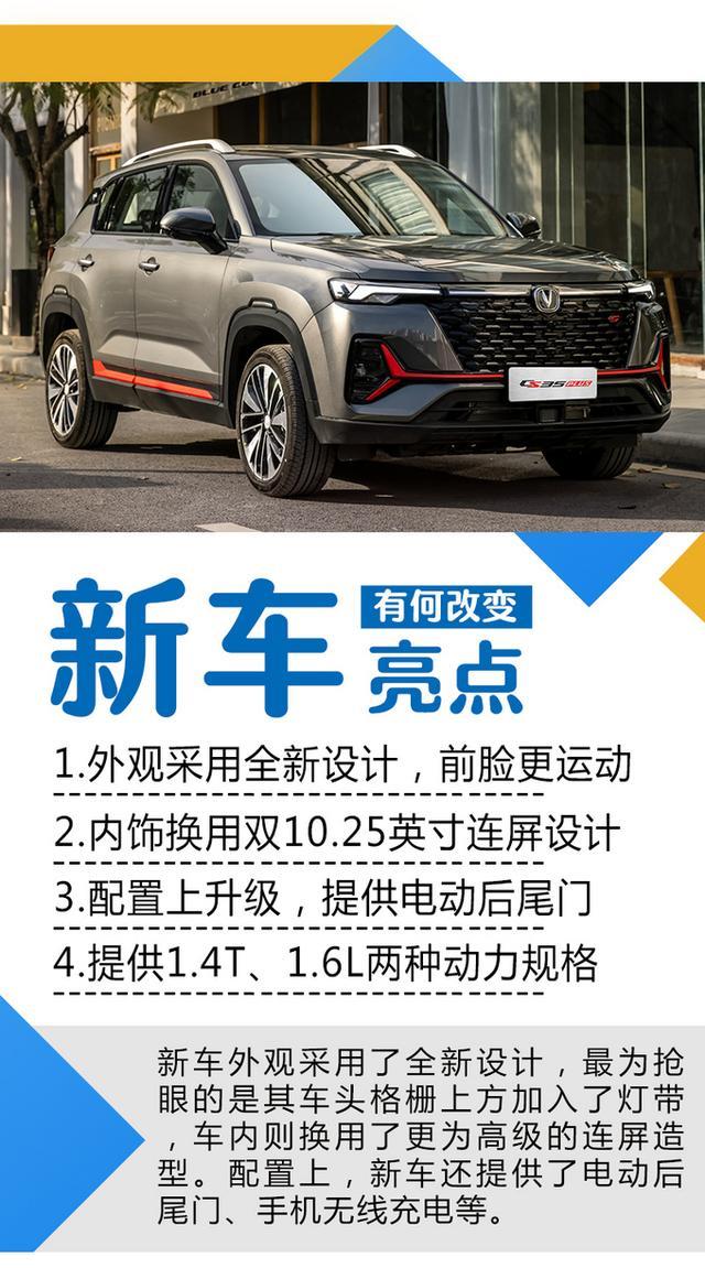 外观霸气配双连屏，长安新款CS35PLUS，不到10万就能买到称心如意