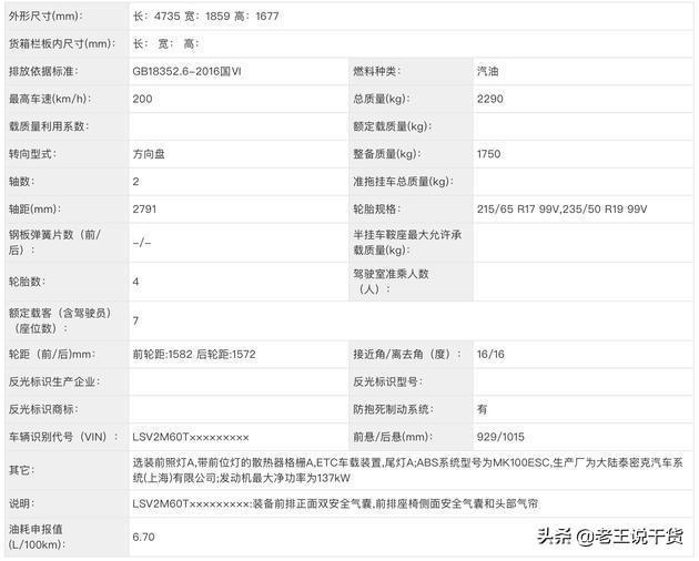 新款大众途观L申报信息曝光，有望今年5月上市