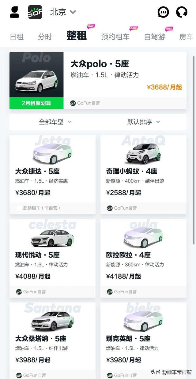 关注｜共享汽车Gofun全国车源持续减少，规模收缩年内关停？