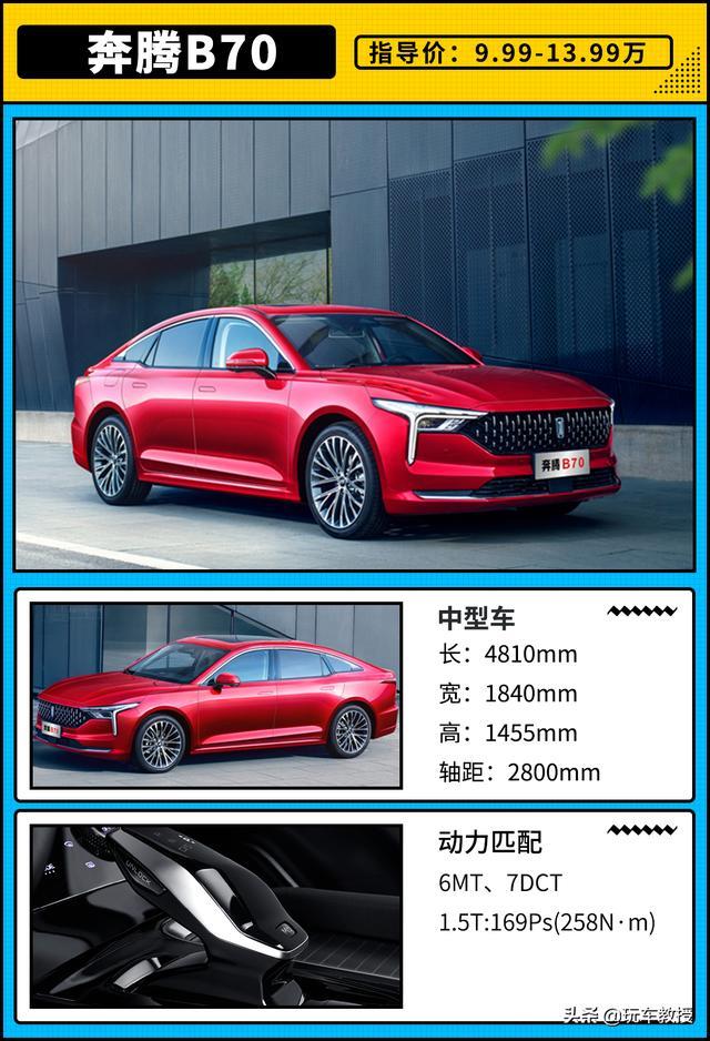 9.99万买中型车！这些车花小钱办大事，值得推荐