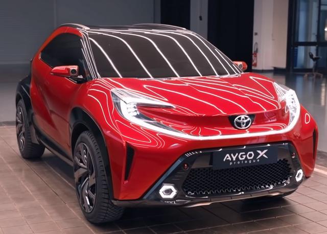 丰田AygoX实车曝光，续航300km，比宏光MINI香吗？