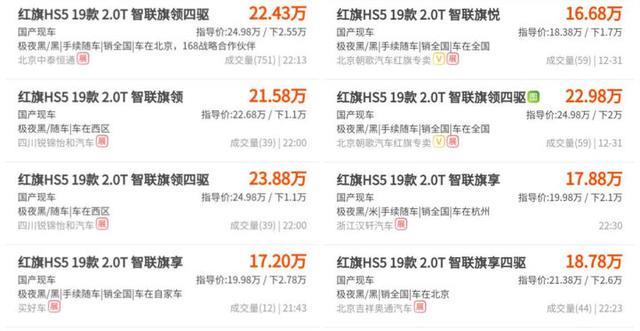 红旗HS5：买它是因为情怀，放弃是因为优惠太少