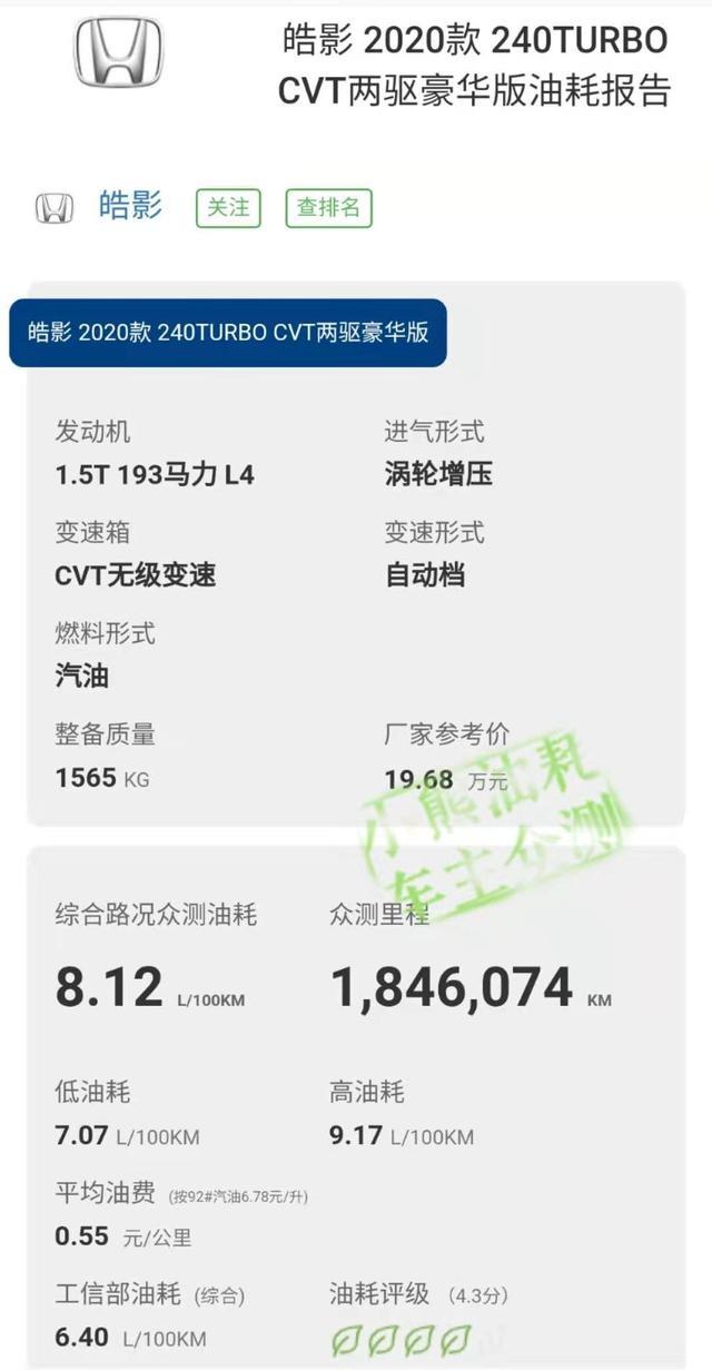 本田皓影：车门拼接做工糙，中保研测试吓退一群客户