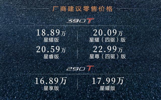 奇瑞汽车冲高又一次尝试，星途揽月正式上市售16.89万元起