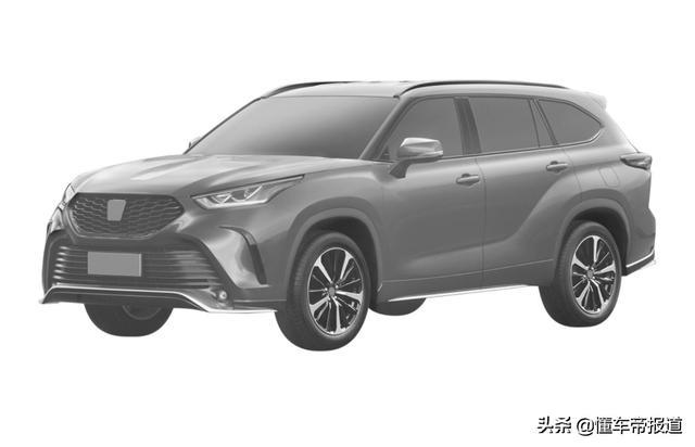 新车｜国产全新汉兰达实车现身！尺寸超锐界，内饰首曝，4月亮相