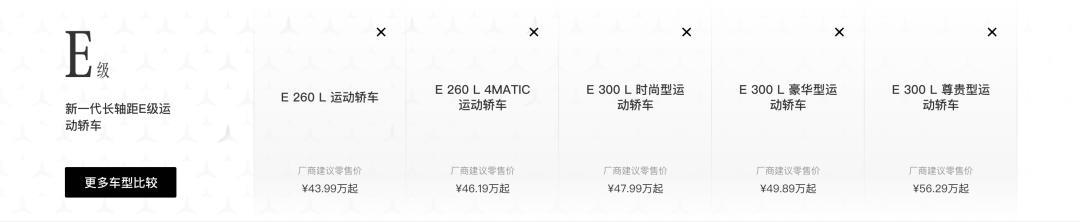 奔驰E1.5T悄悄换回2.0T，终于可以和宝马5系正面刚了？