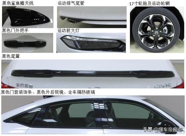新车 | 外观堪比雅阁，入门动力弃用三缸？本田新思域看点大集合